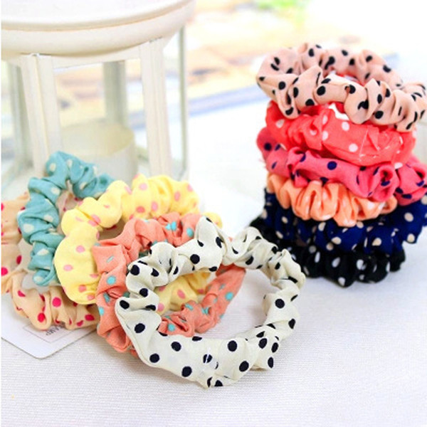 10Pcs/Lots Girl Elastic Hair Band Ponytail Holder Hair Accessories Styling Braiding Tools Headwear Rope Scrunchy For Women