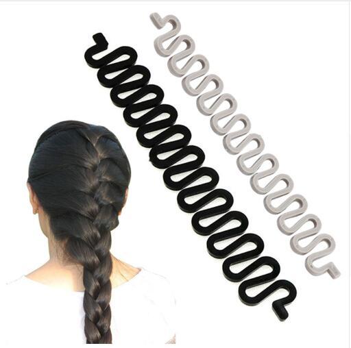 3 Colors Hairing Braiding Tool Fish Bone Braider Roller Twist hairs Styling Bun Maker Weave Roller Hair Band Accessories