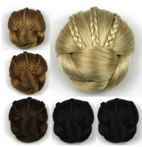 Europe Pigtail Fiber Simple Siput Straight Hair Bun Maker Bud-Like Straight Hair Donut Hair Accessories & Tools Free-HA030