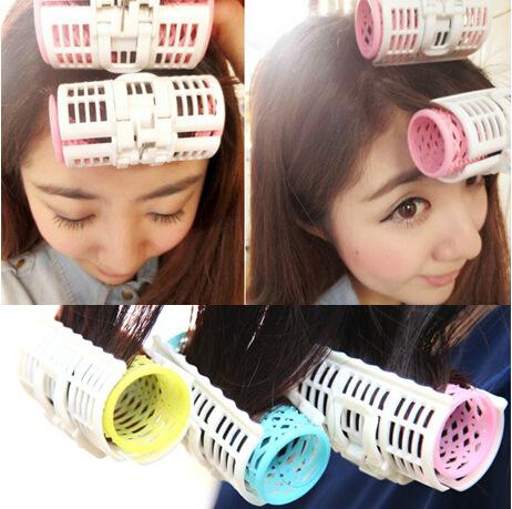 Butterfly Hair hairdressing tool pear head curler, curl hair plastic roll, big curly hair curling rod Liu Haiqi