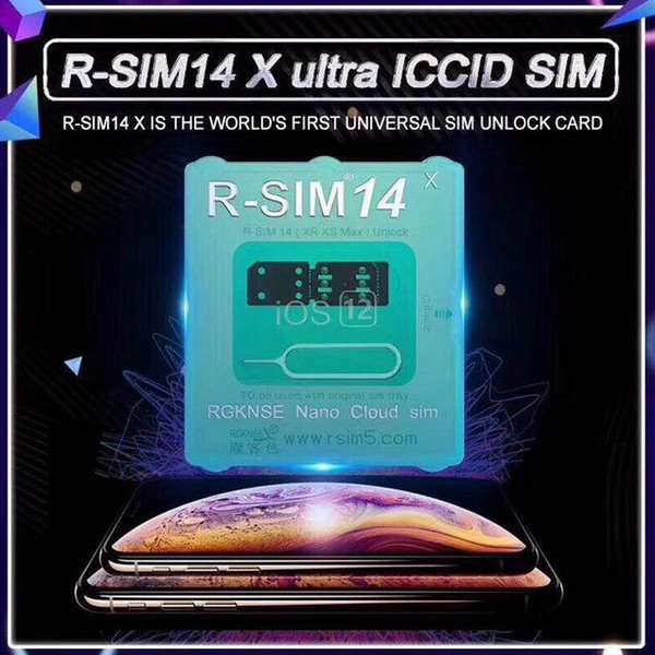 R-SIM 14 R sim14 RSIM14 R SIM 14 RSIM 14 unlock card iphone xs max IOS12.X iccid unlocking sim R-SIM14 by epacket