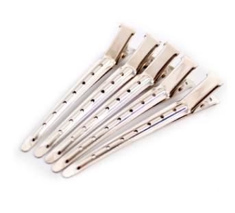 Hair accessories DIY duck-bill hair clip nickel metal duck clips professional hair cut tool 4pcs per bag 9cm*1cm SR 60147