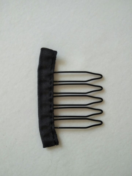 New Wig Clips Wig Combs Clips 5 Teeth for Wig Mesh Cap Hair Extensions Tools Mesh Cap Hair Comb Clips