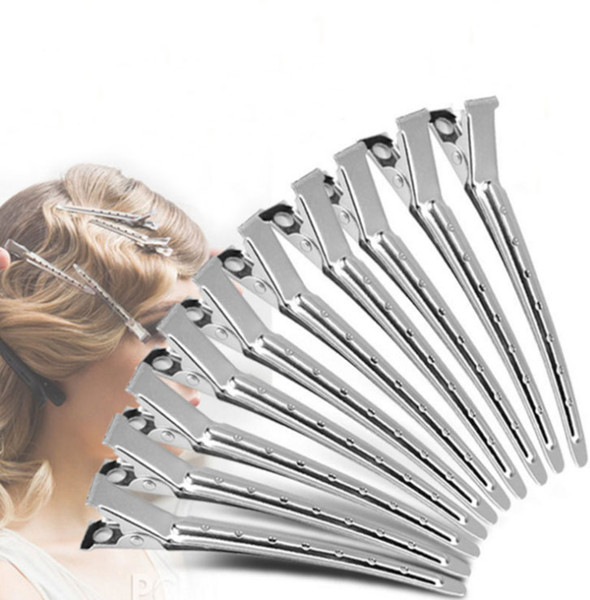 Free shipping Clip of the stainless steel hairdressing salon barber shop dedicated hair clip hair extension section clips 9cm