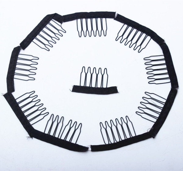 Factory Price High Quality Wig combs lace Wigs clips Attach Caps Wigs Combs Insert Wig Clips Hair Extension Clips