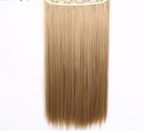 2019 One Piece Of Synthetic Clip In Extensions Long Straight High Temperature False Hair Hairpieces For Women