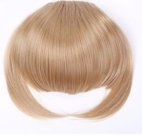 2019 Short Front Neat Bangs Clip In Bang Fringe Extensions Straight Synthetic Hair Piece 15 Color High Temperature Fiber