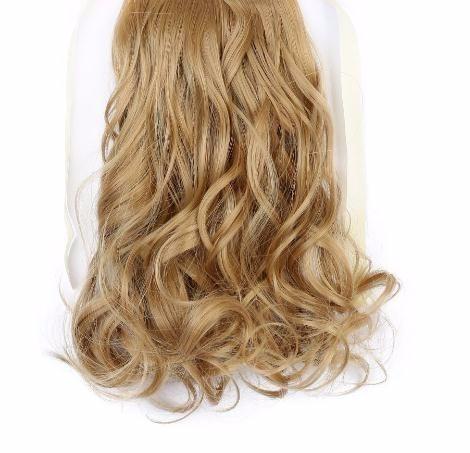 2019 Female Hair Short Curly Tail Natural Clip In Hair Extensions Ponytail Heat Resistant Synthetic Drawstring Hairpiece