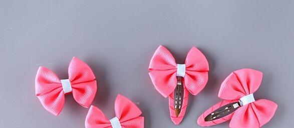 10 Children's bow headdress set handmade hairpin girls hair accessories factory direct sales