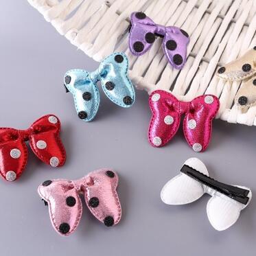 28 Children's cute three-dimensional cartoon bow hairpin tiara hair accessories princess card wholesale