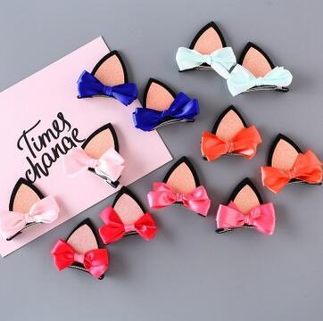 37 Cute bow cat ears hair clips sell cute children's tiara hair accessories manufacturers wholesale