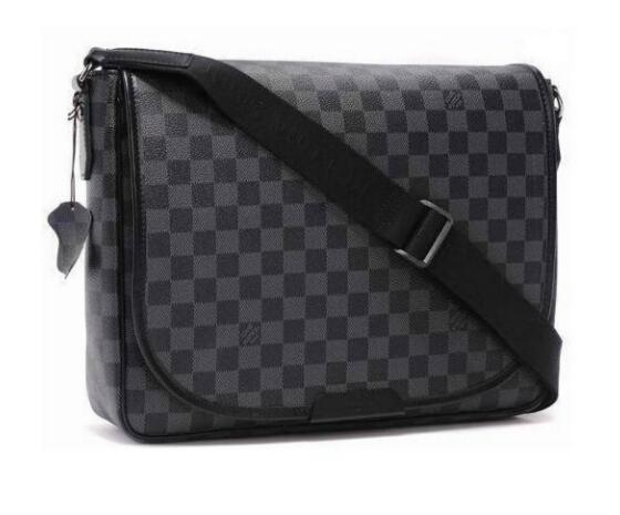 Louis Vuit‍ton Brand Bags 2019 Men Shoulder Briefcase Pu Leather Handbag Business Men Laptop Bag Messenger Bag Big Size