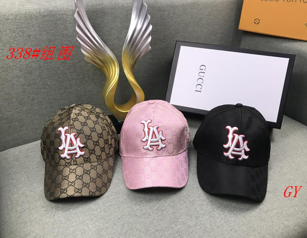 Wholesale 2019 High Quality Canvas Fashion Lattice Pattern Designer Outdoor Travel Sun Hat European and American Brand Ball Caps