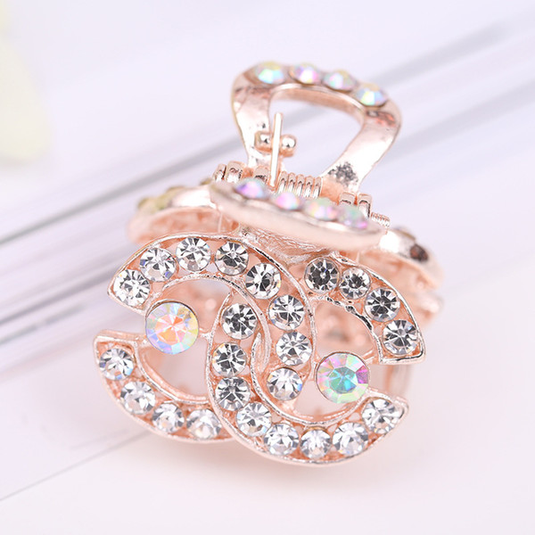 Korean version of exquisite diamond bangs hook clip hair ornaments