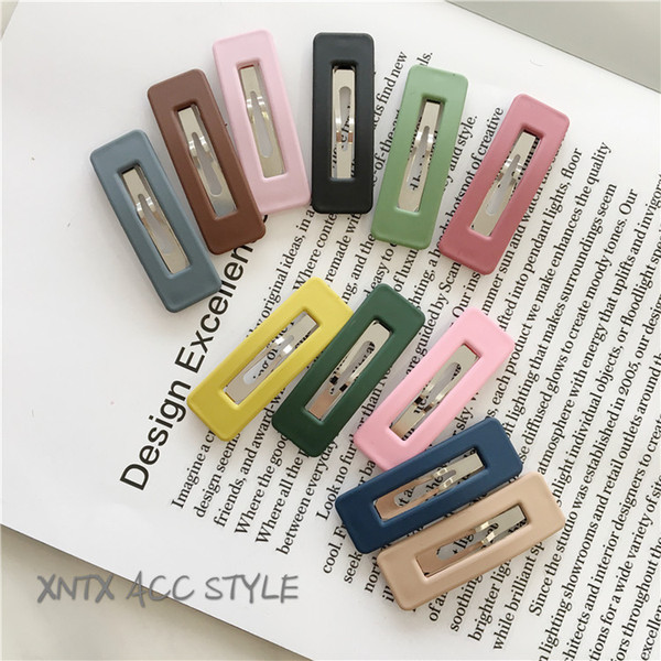 INS new cute small box hairpin Korean scrub BB clip bangs clip wild hairpin female hair accessories headdress