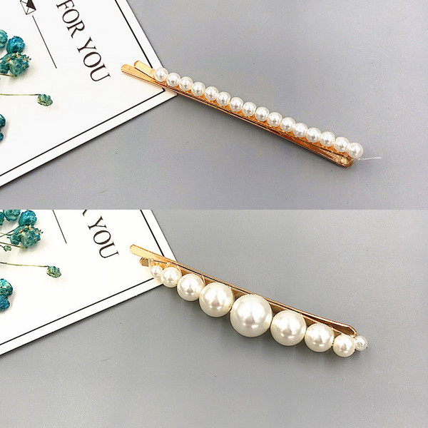 Hot Sell 10pcs/set Fashion Pearl Hair Clip for Women Elegant Korean Design Pearl Metal Hair Clips Hairpin Hair Styling Accessories