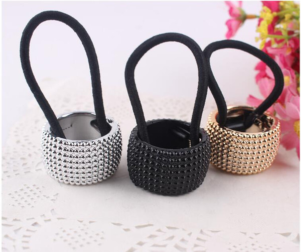 New Arrival Rivet Ponytail Hair Pins Metal Hair band Cuff Fashion Hairband Hair Accessory 