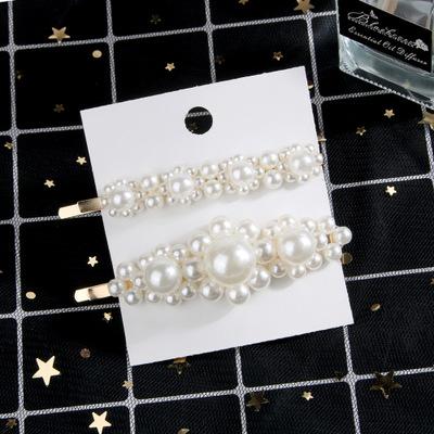 Hair Clips Simple Decorative Fresh Pearl Fashion Barrettes Hair Styling Tools Accessories Hair Pins for Girls Women Ladies