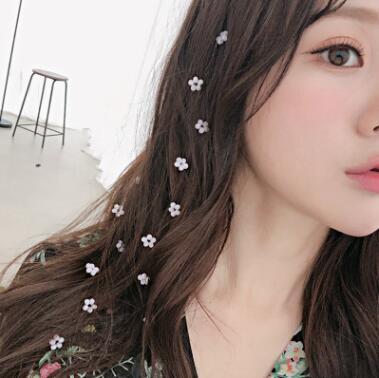 Crystal flower hair pin Streamline pearl hairpin Korean Long hair headwear Invisible Female Hair Clips direct selling