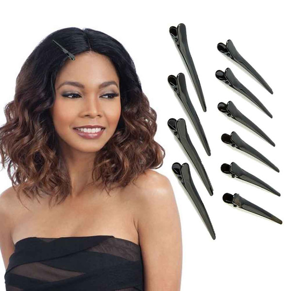 Black Metal Bobby Grips Pin Hair Styling Hairdressing Clips 10PCS Reusable Hair Pins For Women Girls