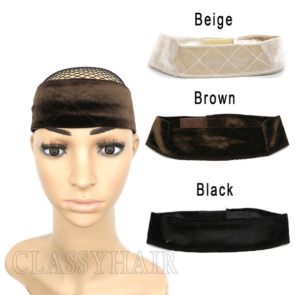 Velvet Wig Grip Adjustable Fasten Non-slip Head Hair Band WiGrip Fit All Heads Hold your wigs