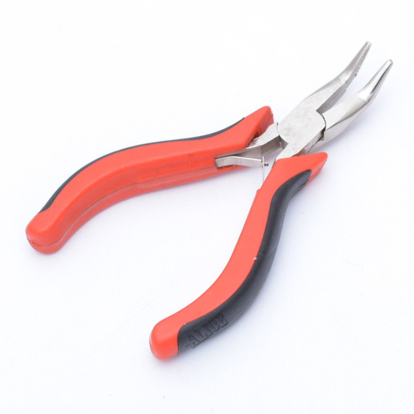 Big promotion hair extension pliers hair extension tools straight and curved pliers