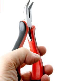 wholesale hair extension pliers hair extension tools straight and curved pliers Hand Tools free shipping