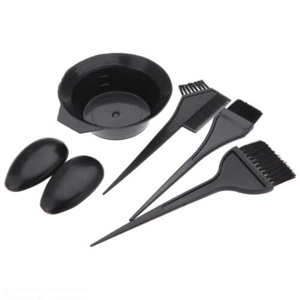 5pcs/set Hairdressing Brushes Bowl Combo Salon Hair Color Kit Dye Hair Tint Tool Set LB Hot 2016 New