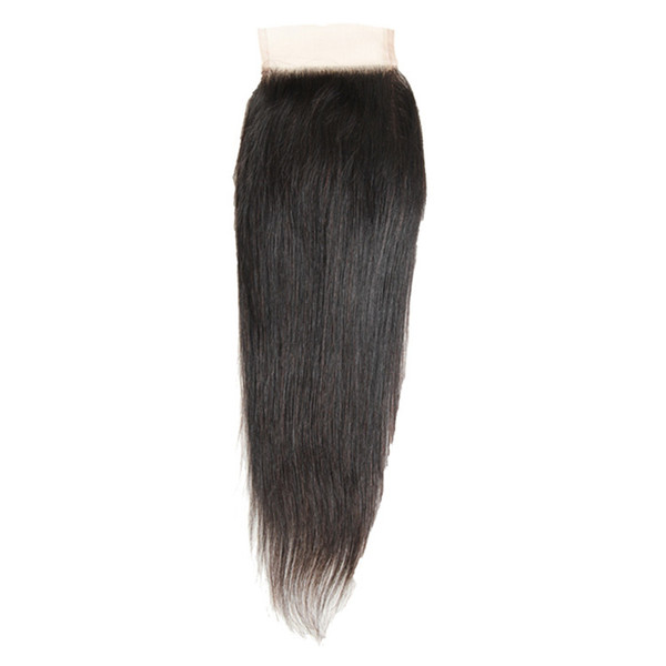 Fashion Lace Hair Wigs 4 * 4 Curtain Wig Straight Long Black Hair