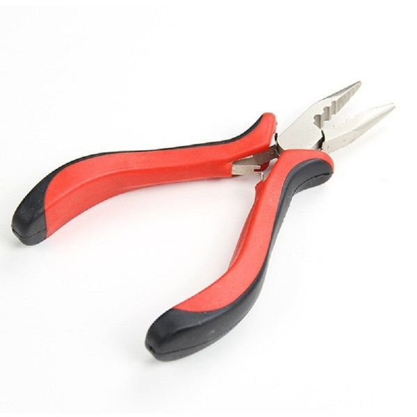 Free Shipping 6inch Handle Hair Pliers Straight Head with Teeth Extension Pliers Hair Extension Tools wa3428