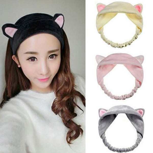 Hot Cat Ear Hair Head Band Hairbands Headbands Party Gift Headdress Headwear Ornament Trinket Hair Accessories Makeup Tools