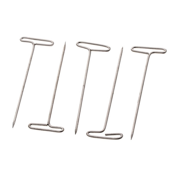 50/100/200pcs/pack 32mm T Pin Clips For Making Wig Hair Extensions On Mannequin Canvas Head Weaving Diy Tools #255077