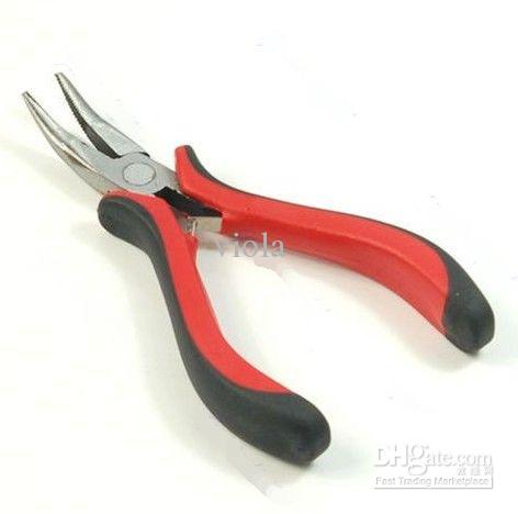 480pcs/lot wholesale hair extension pliers hair extension tools straight and curved pliers DHL free shipping