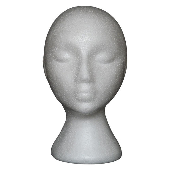 New Abstract Foam Mannequin Head Manikin Head Model Wig Hair Glasses Display Stand