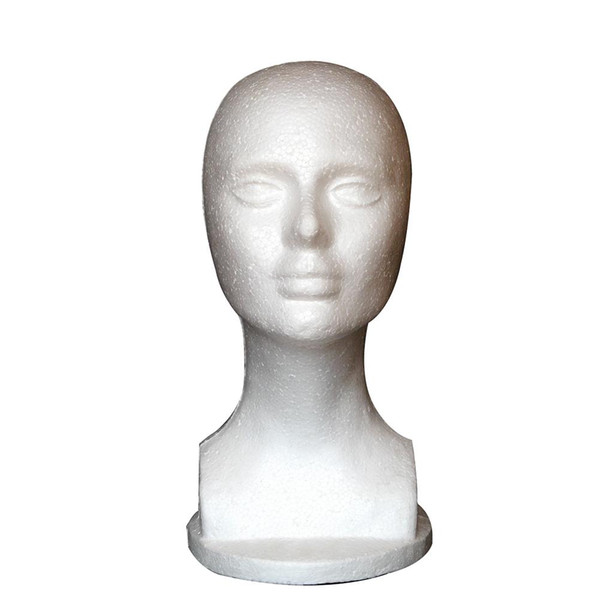 New Female Foam Mannequin Manikin Head Model Shop Wig Hair Jewelry Display Stand