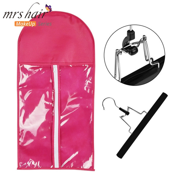 Wig Storage Bag Wood Wig Hanger Dust Bag Wig Protection Hair Styling Tool Waterproof And Dustproof