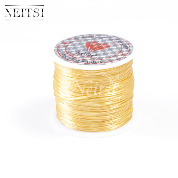 High Quality Neitsi 5Roll/lot Crystal Beads Elastic Stretchy Cord Hair Extension and jewelry tools Thread/Wires