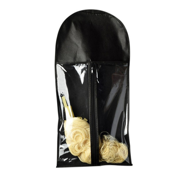 Hair wig Extension Carrier hair beauty Bag Dust-proof Durable Zipper Portable women Non-woven Suit Case Bag Wig Hanger