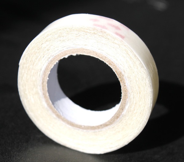 1cm x3m White Double sided tape for hair extensions sticky free shipping wholesale price in stock