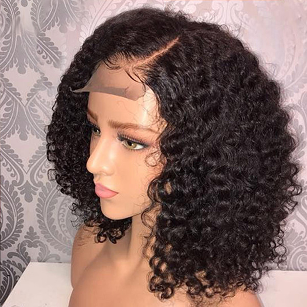 Hair Care Wig Stands Synthetic Fibers Brazilian Less Lace Front Full Wig Bob Wave Black Natural Looking Women Wigs Oct24