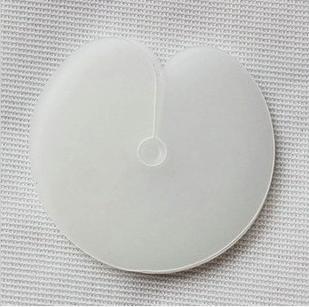 New arrival profesional hair accessories heat proof wite round protect shield for hair extension 5.5*5.3cm XX 003