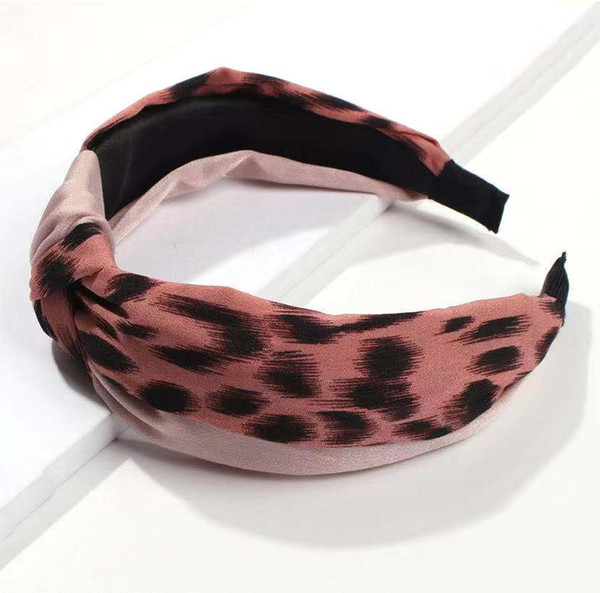 Hair Accessories Hoop Head band Euramerican Style Wide Edition Fashionable Sexy Leopard Print Hair Decoration Cross-border Individual