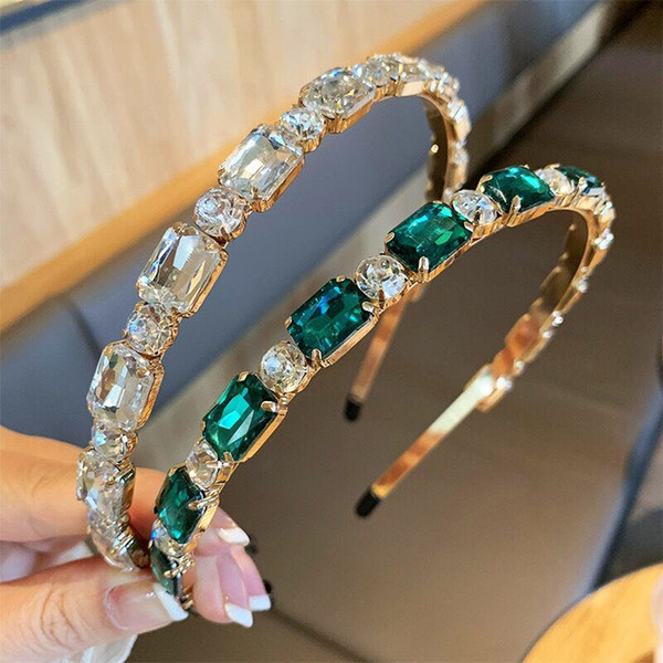 New Arrival Hair Hoop Headband Head Band 2020 New Web Celebrity Crystal Female 100 Go Out Andromeda is Super Fairy Drill High-grade Korean