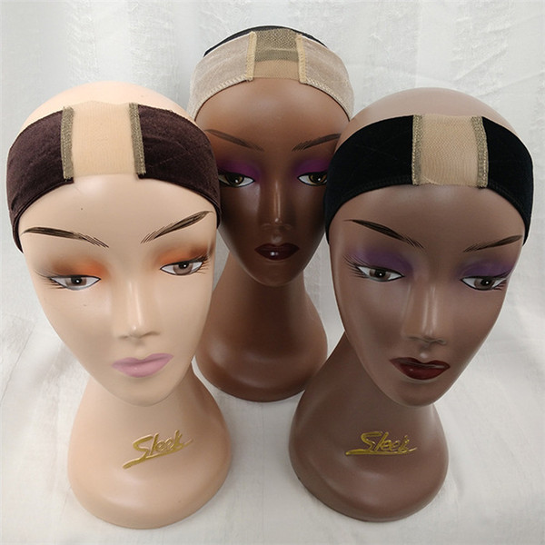 Non-slip Adjustable Soft Velvet Women Lace Wig Grips Headband Hair Scarf Band Lace Parting Wig Grip Hair Band 10pcs
