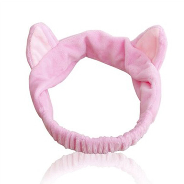 New Fashion Cute Cat Ears Headband For Women Headwear Party Gift Girls Elastic Hair Bands Ornament Makeup Tools Hair Accessories