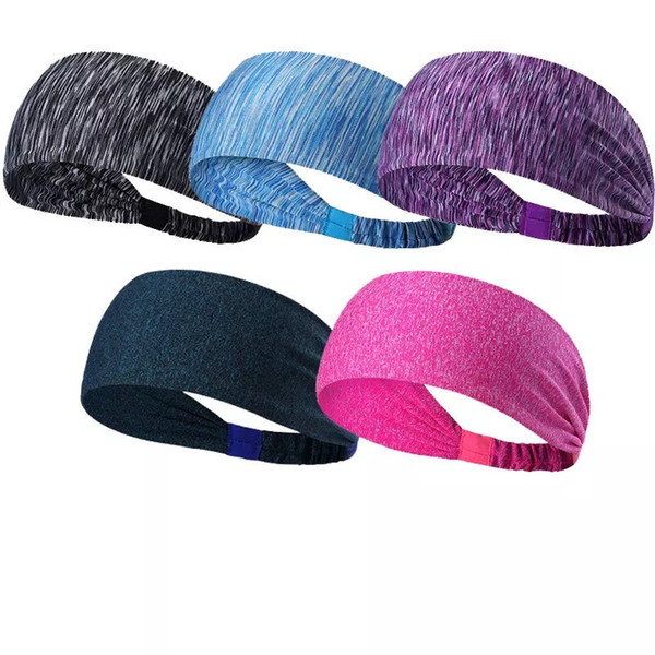 Sports Headband Brand Stretch Elastic Yoga Sweatband Sports Headband Gym Stretch Headband Hair Band EMS 