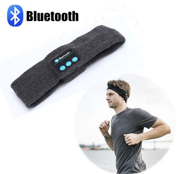 Bluetooth Music Headband Stereo Wireless Headset Mens Womens Sports Running Fitness Yoga Stretch Head Wrap Caps Perfect Gifts