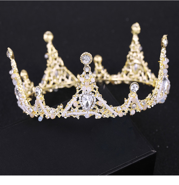 2019 Newest Special Design Fashion Headband for Bride Queen Crown Handmade Hair Jewelry for Wedding/Marriage