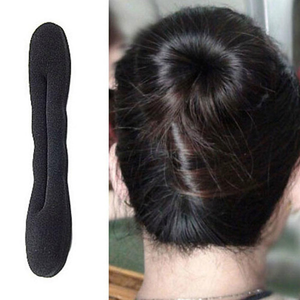 fashion hair bands Magic Foam Sponge Hair Tools Plate Donut Bun Maker Former Twist Tool Styling Fast delivery