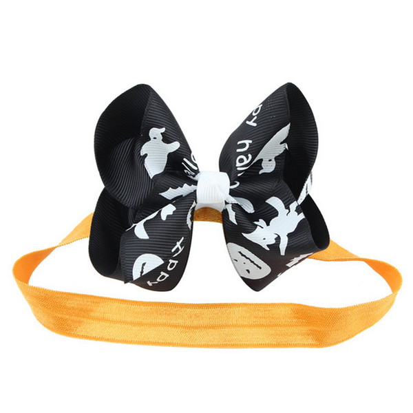 Halloween Headband Children Headband Child Bow Headband Baby Hairband Pumpkin Elasticity Spider Hair Accessories Kid Headdress